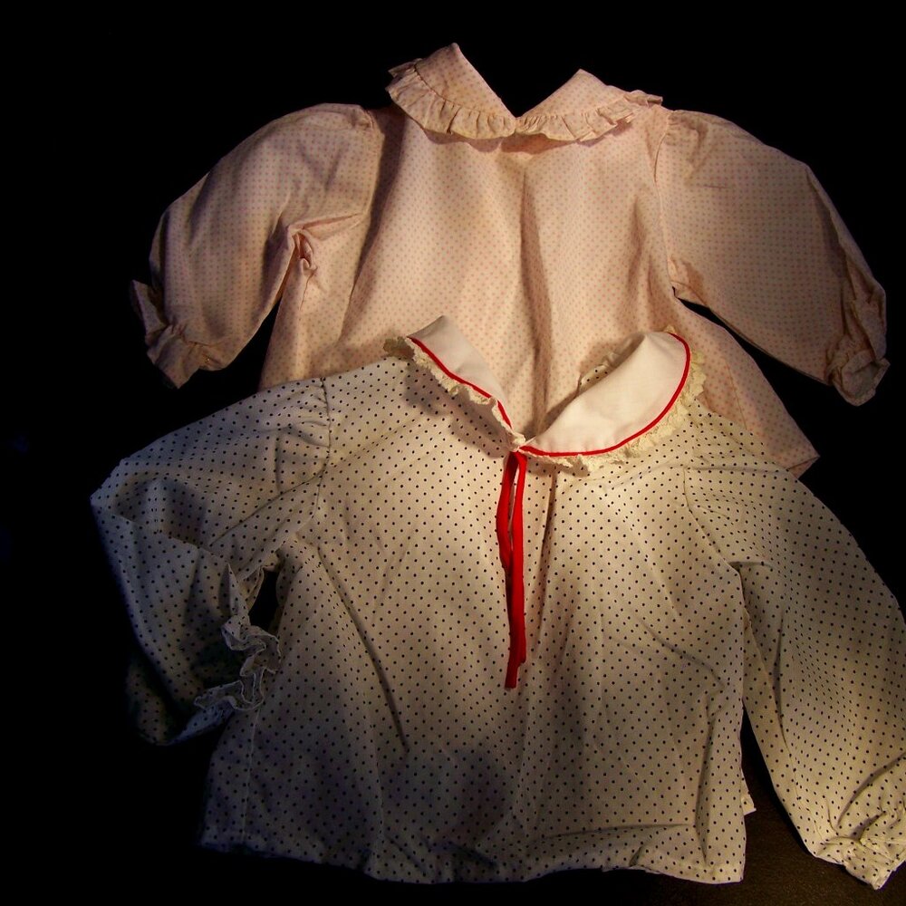 Two blouses Size 6-9 months by Miniatures Fashions